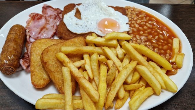 Fry-up plate